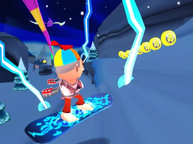 Skiing Fred