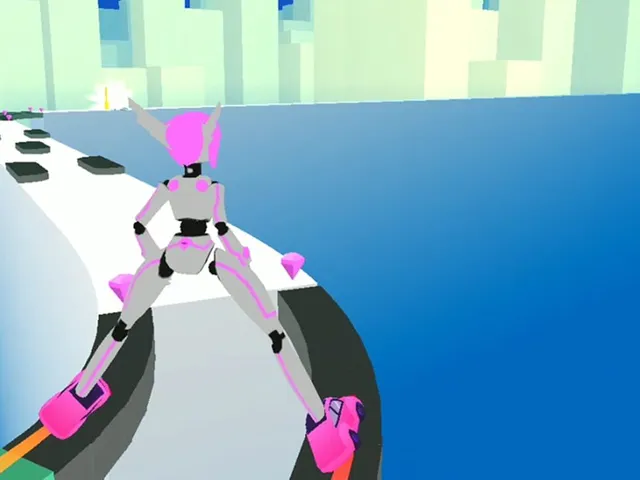 Sky Roller: Rainbow Skating