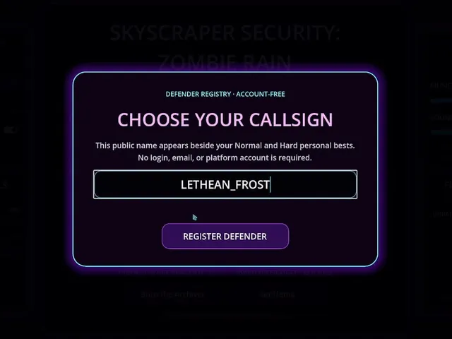 Skyscraper Security: Zombie Rain