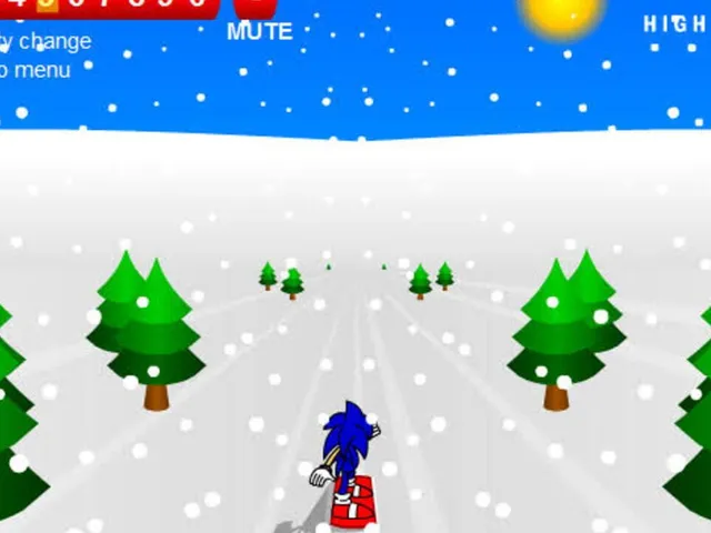 Sonic 3D Snowboarding
