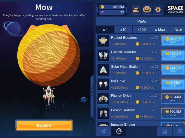 Space Colonizers Idle Clicker