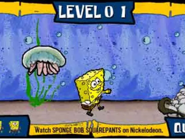 SpongeBob in Run For The Krusty Krab