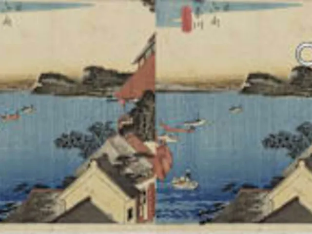 Spot the Difference Ukiyo-e: Fifty-Three Stations of the Toukaidou
