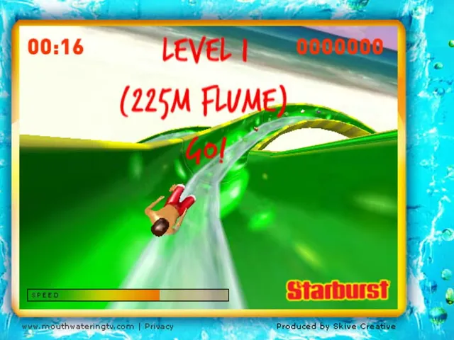 Starburst Waterslide Slalom