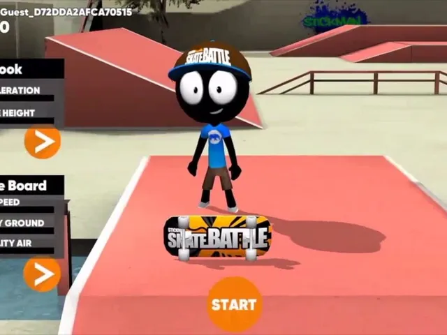 Stickman Skate Battle