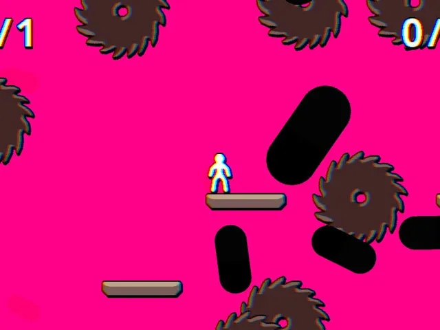 Stickman Synthwave Escape