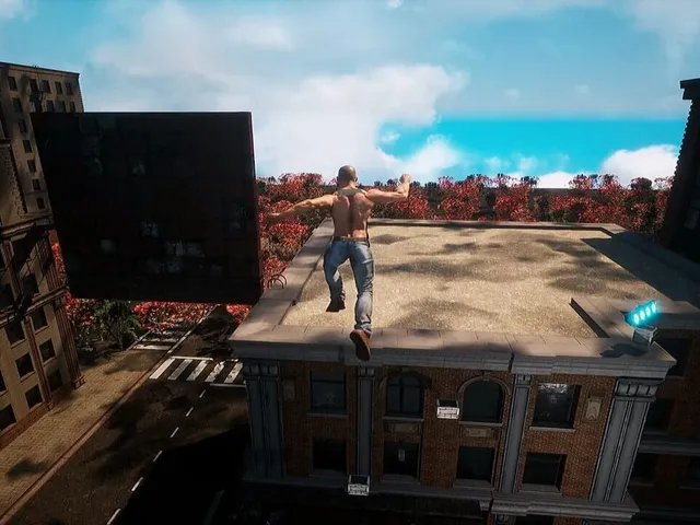 Strong man parkour