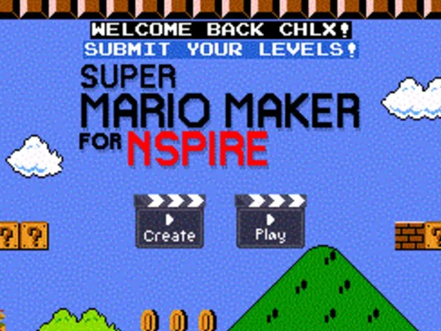 Super Mario Maker for Nspire