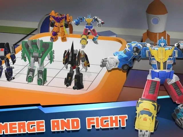 Superhero Robot Merge Master