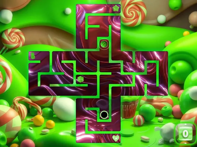 Sweetie Candy Maze: Green Apple