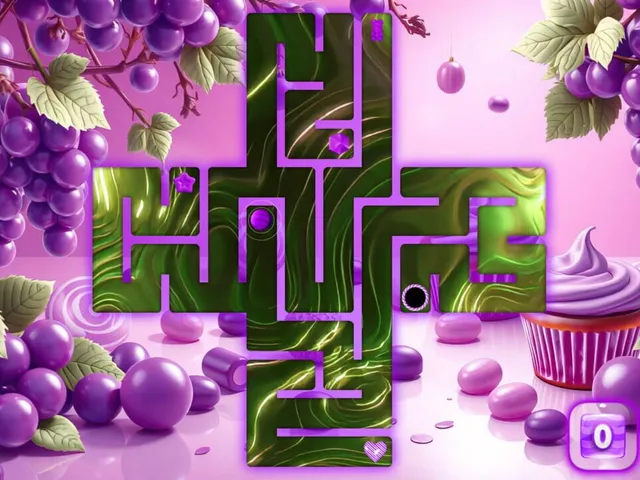 Sweetie Candy Maze: Purple Grape
