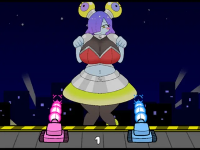 Tank vs Big Alien Girl