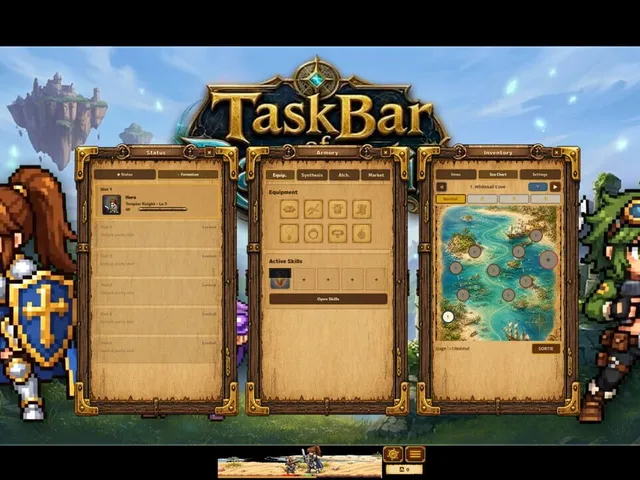 Task Bar of Ragnalis