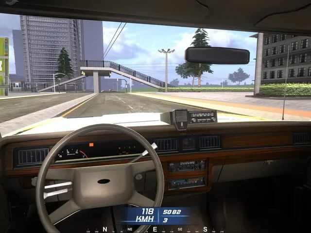 Taxi Simulator in City