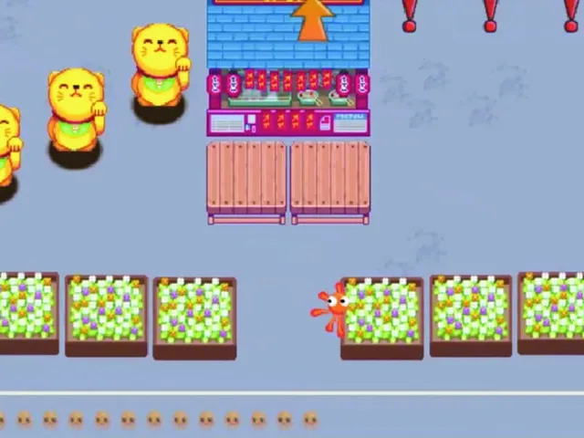 The 2D Adventures of Rotating Octopus Character