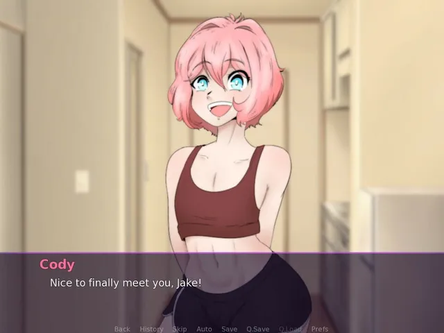 The Femboy Next Door Thinks I'm Cute