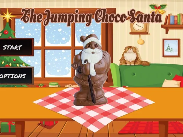 The Jumping Choco Santa