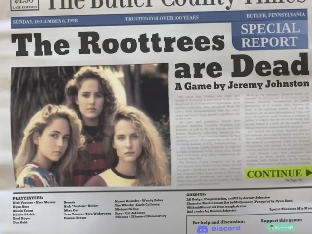 The Roottrees Are Dead