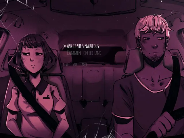 The Shadows That Run Alongside Our Car