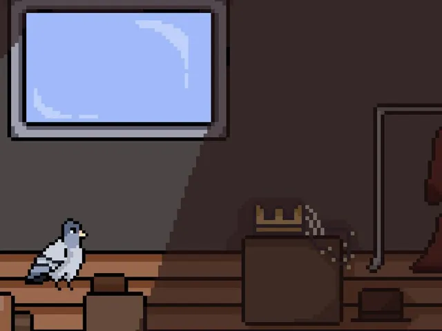 Three Pigeons in a Trench Coat