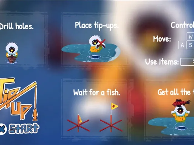Tip-Up Ice Fishing