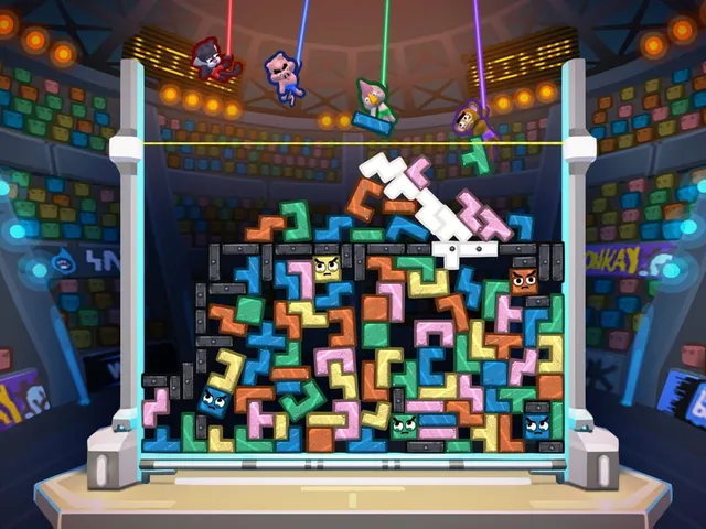 TopplePop: Bungee Blockbusters