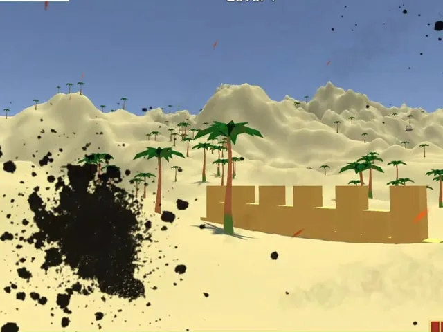 Toucan Rampage: Sandstorm Shooter