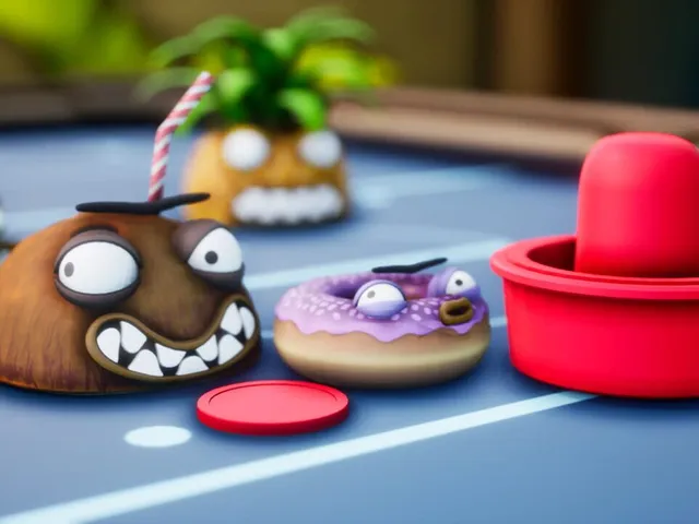 Tropical Air hockey