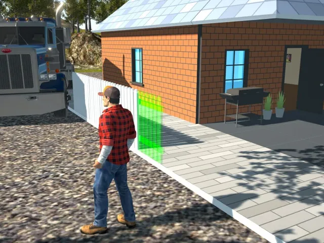 Truck and Forklift Logistic Simulator