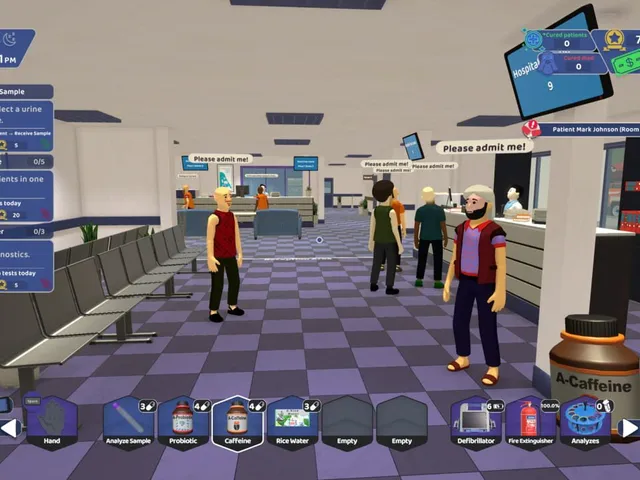 Two Hands Hospital Assistant Simulator