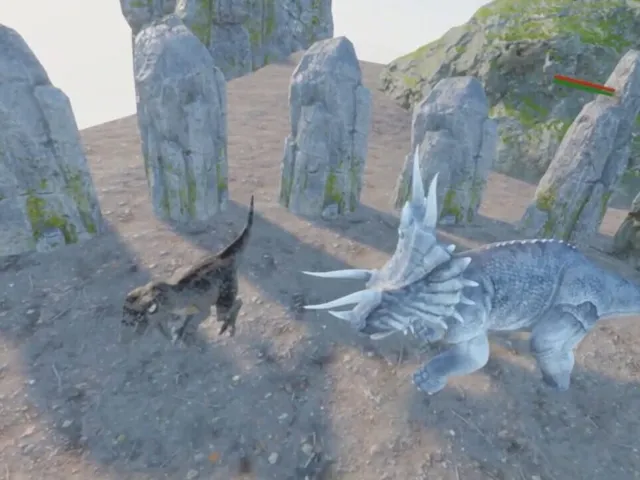 VR Dinosaur Fight