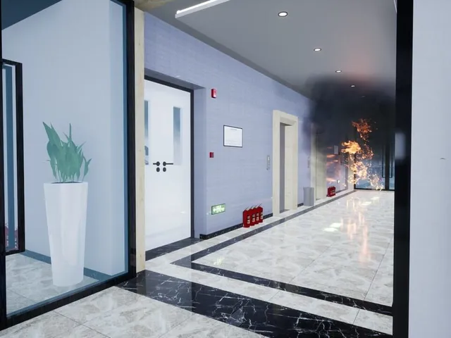 VR Fire Emergency Simulation System