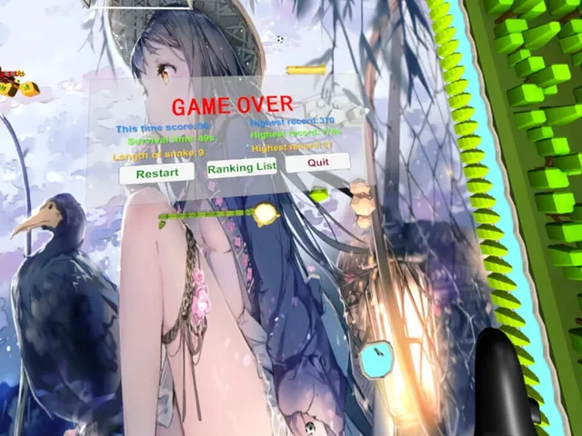 VR Retro Snake on Girls