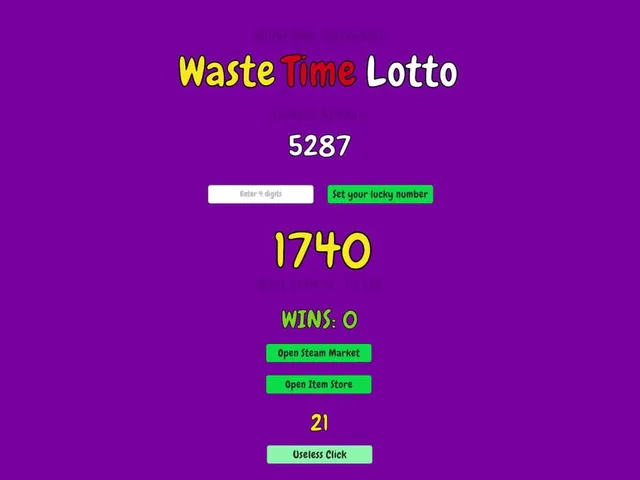 Waste Time Lotto