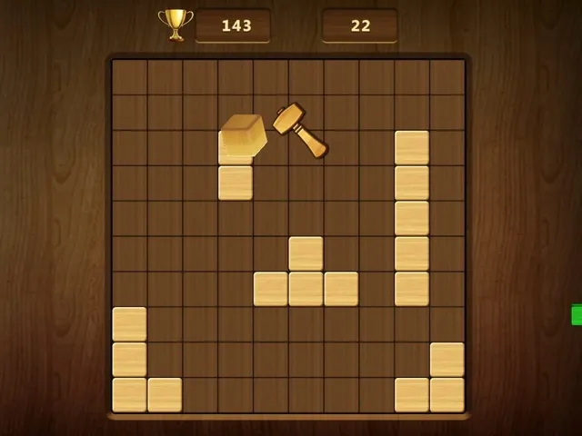Wood Cube Block: Classic Casual Puzzle