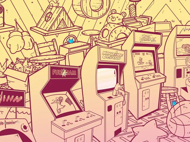 An Arcade Full of Cats