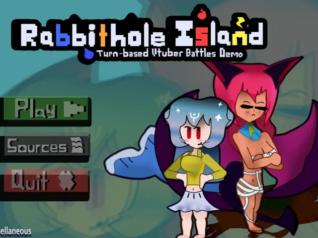 RabbitHole Island: Turn-based Vtuber Battles